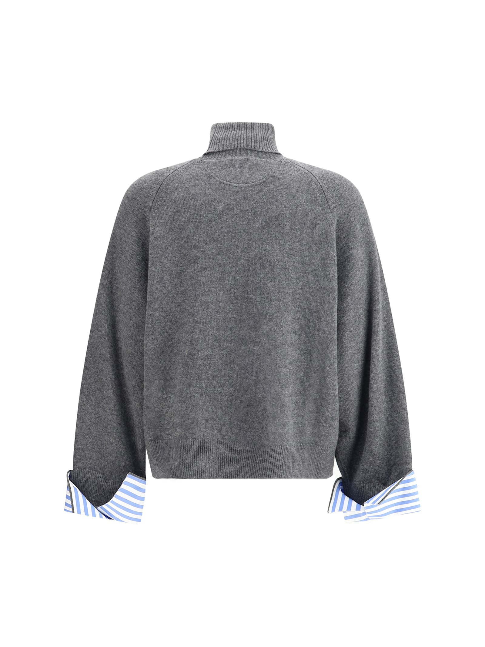 Brunello Cucinelli High Collar Knit Sweater