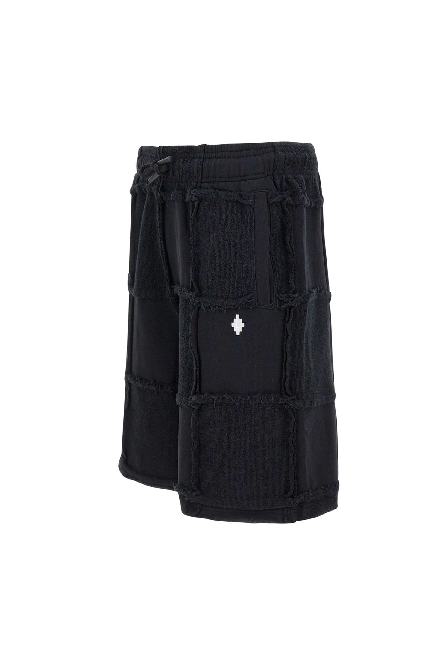 Shop Marcelo Burlon County Of Milan Cross Inside Cotton Shorts In Black