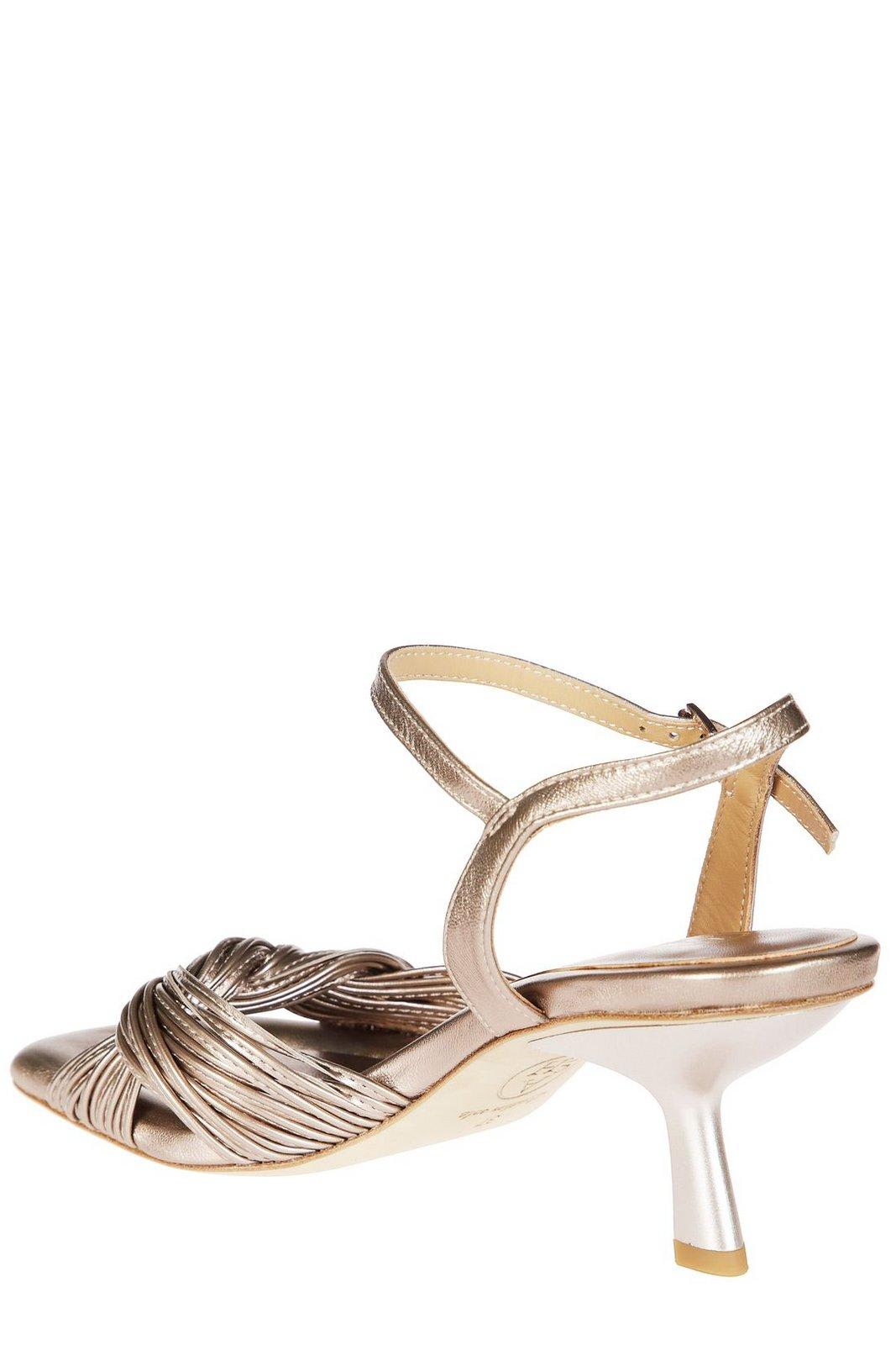 Ash Metal Light Brown Sandals