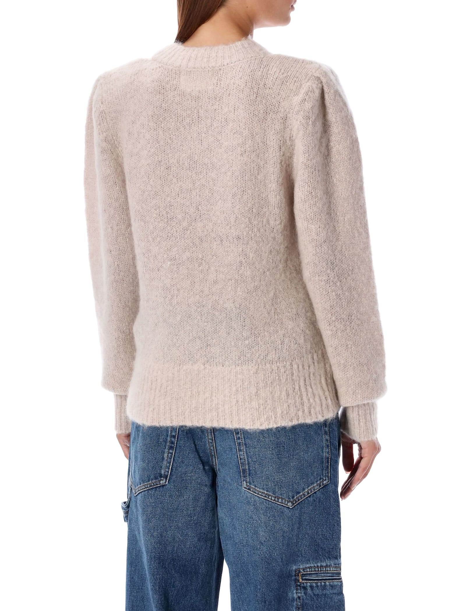 Shop Marant Etoile Esmee Sweater In Beige