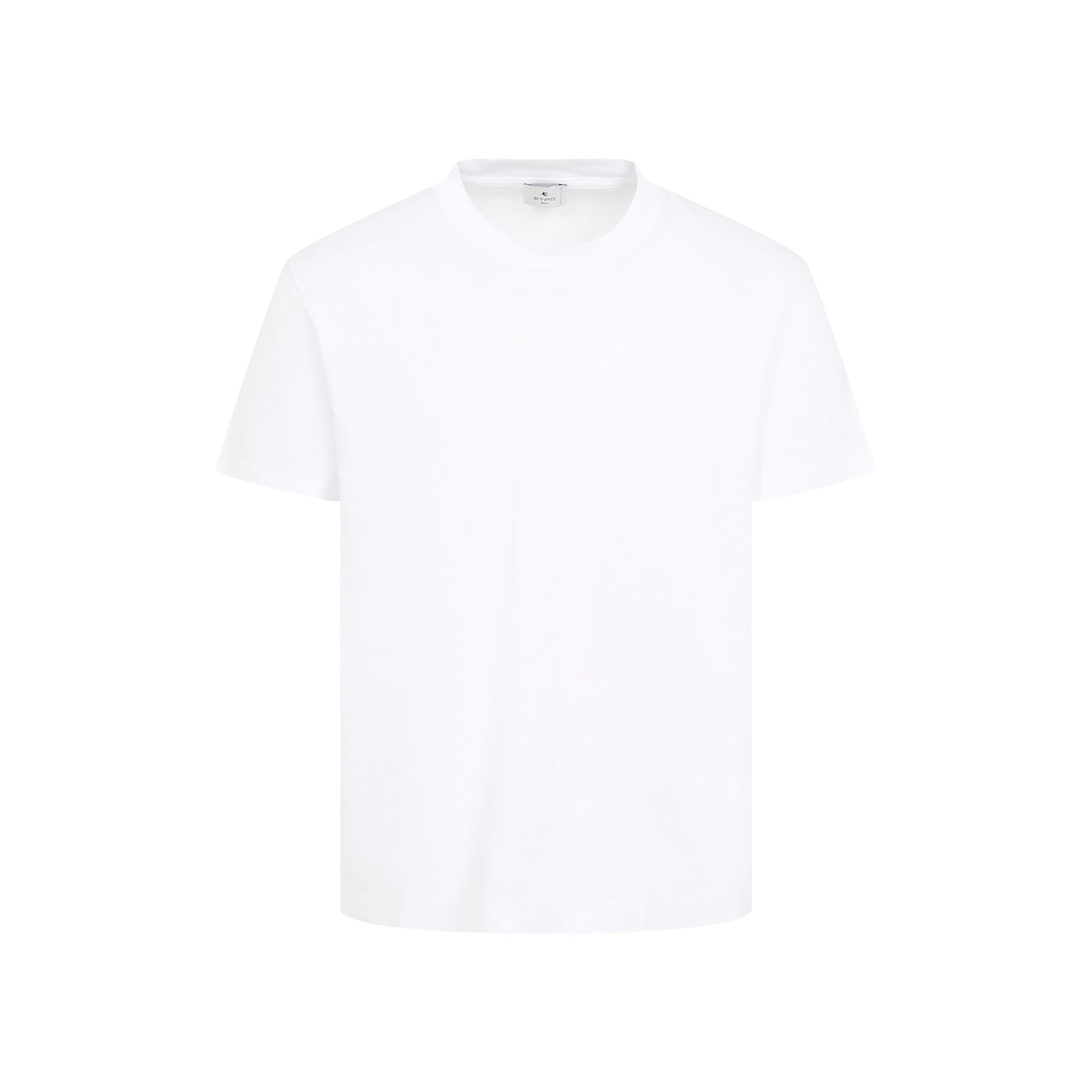 Etro Pegaso-embroidered Crewneck T-shirt In White