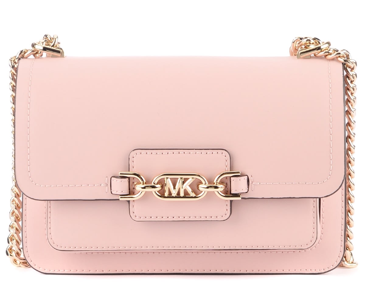 Michael Kors Heather Bag In Pink Leather