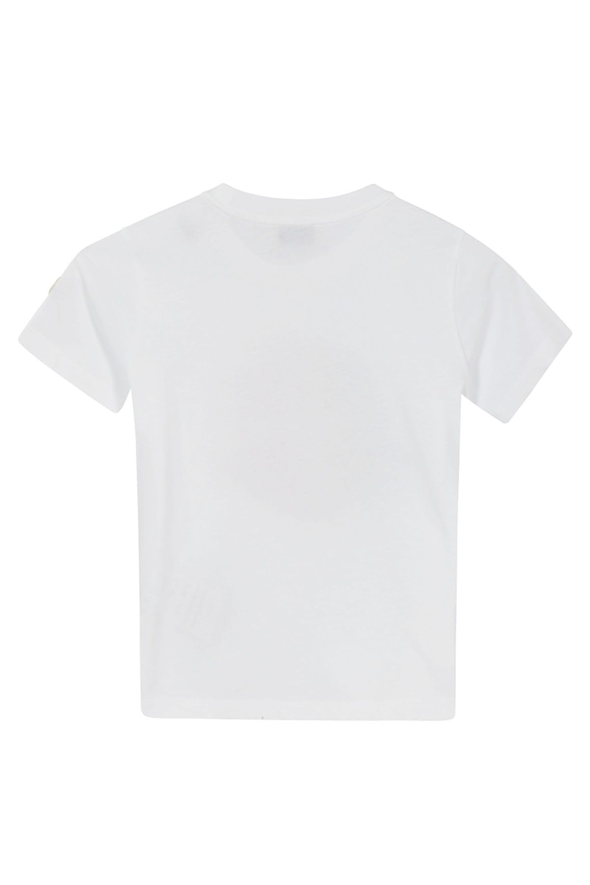 Shop Moncler Tshirt In Bianco