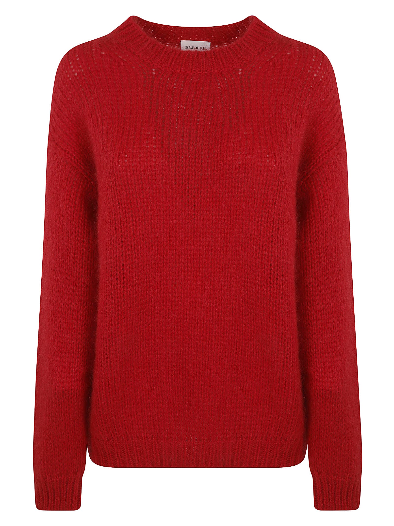 Shop P.a.r.o.s.h Lula Sweater In Red