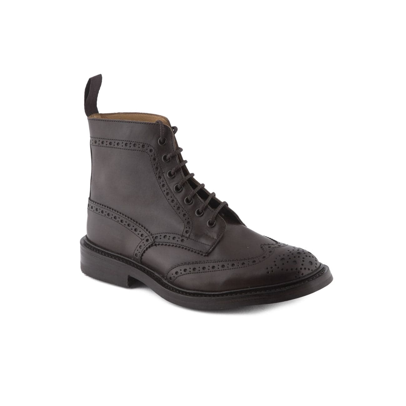 Stow Espresso Burnished Calf Derby Boot
