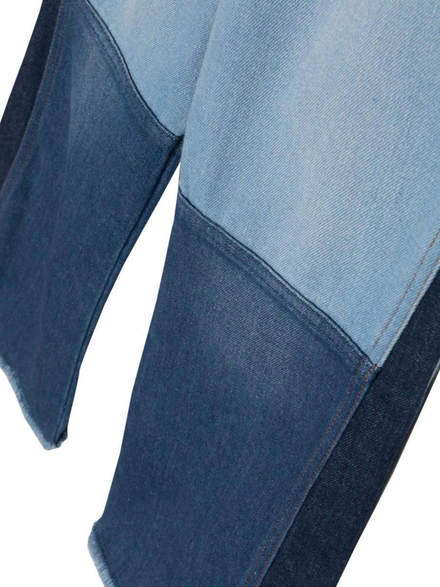 Shop Chloé Jeans With Side Insert In Denim