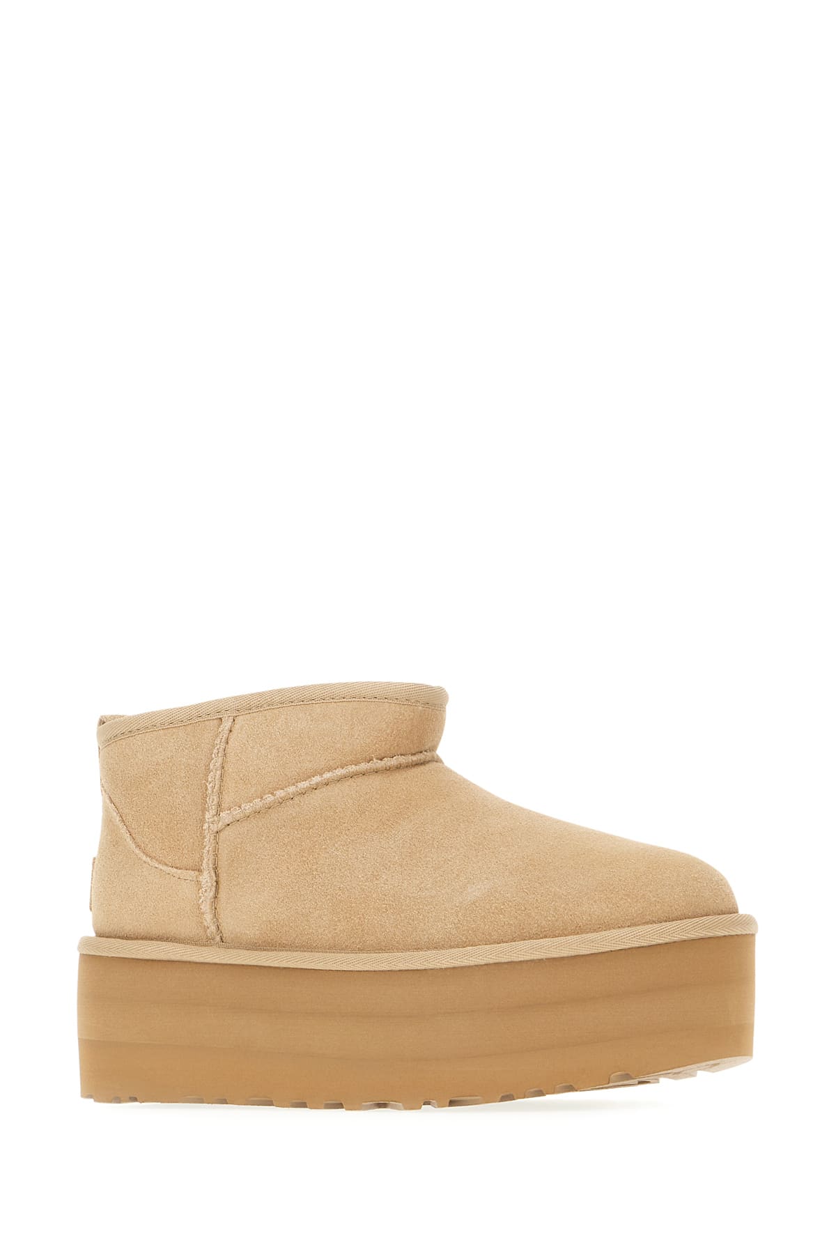 Ugg Classic Ultra Mini 1135092-san Platform Boots Women Sand Suede Comfort Ankle In Sand