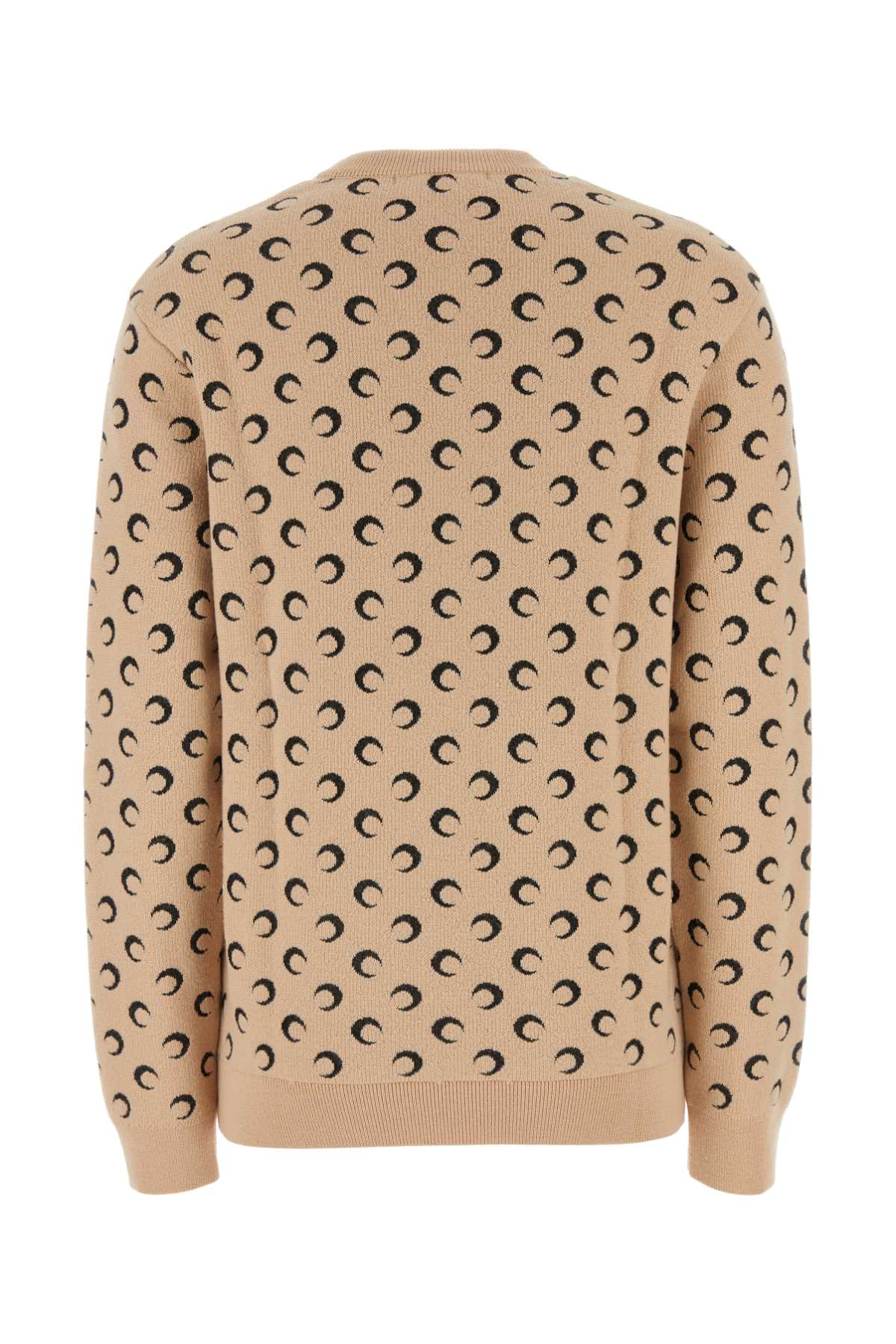 Marine Serre Sweater In Tan