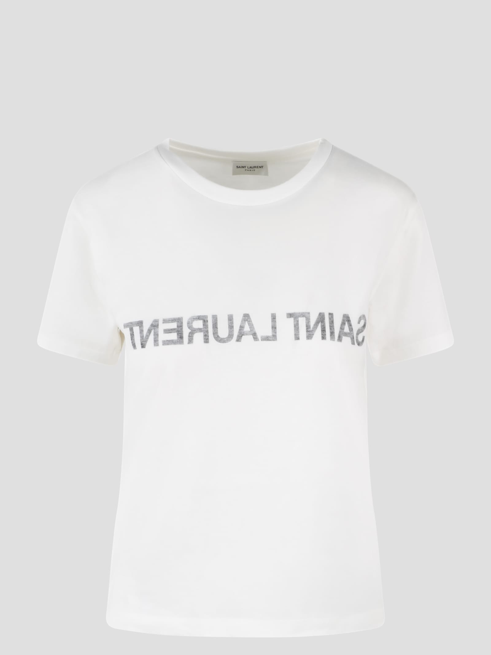 Shop Saint Laurent Reverse T-shirt In White