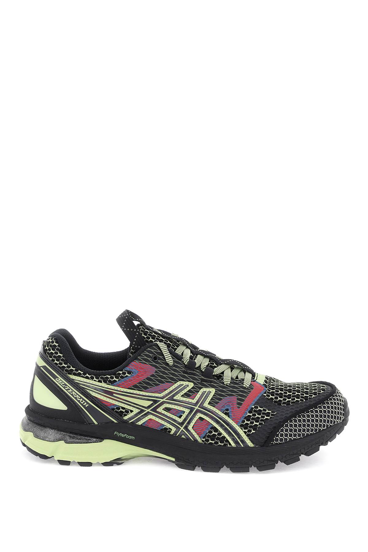 Shop Asics Us4-s Gel In Black Neon Lime (black)