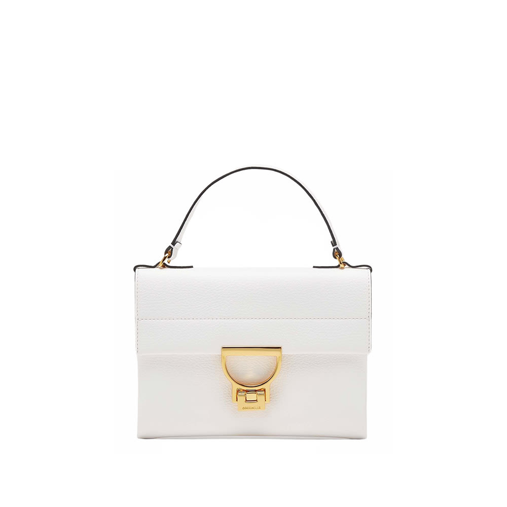 Shop Coccinelle Arlettis Mini Handbag In Brillant White