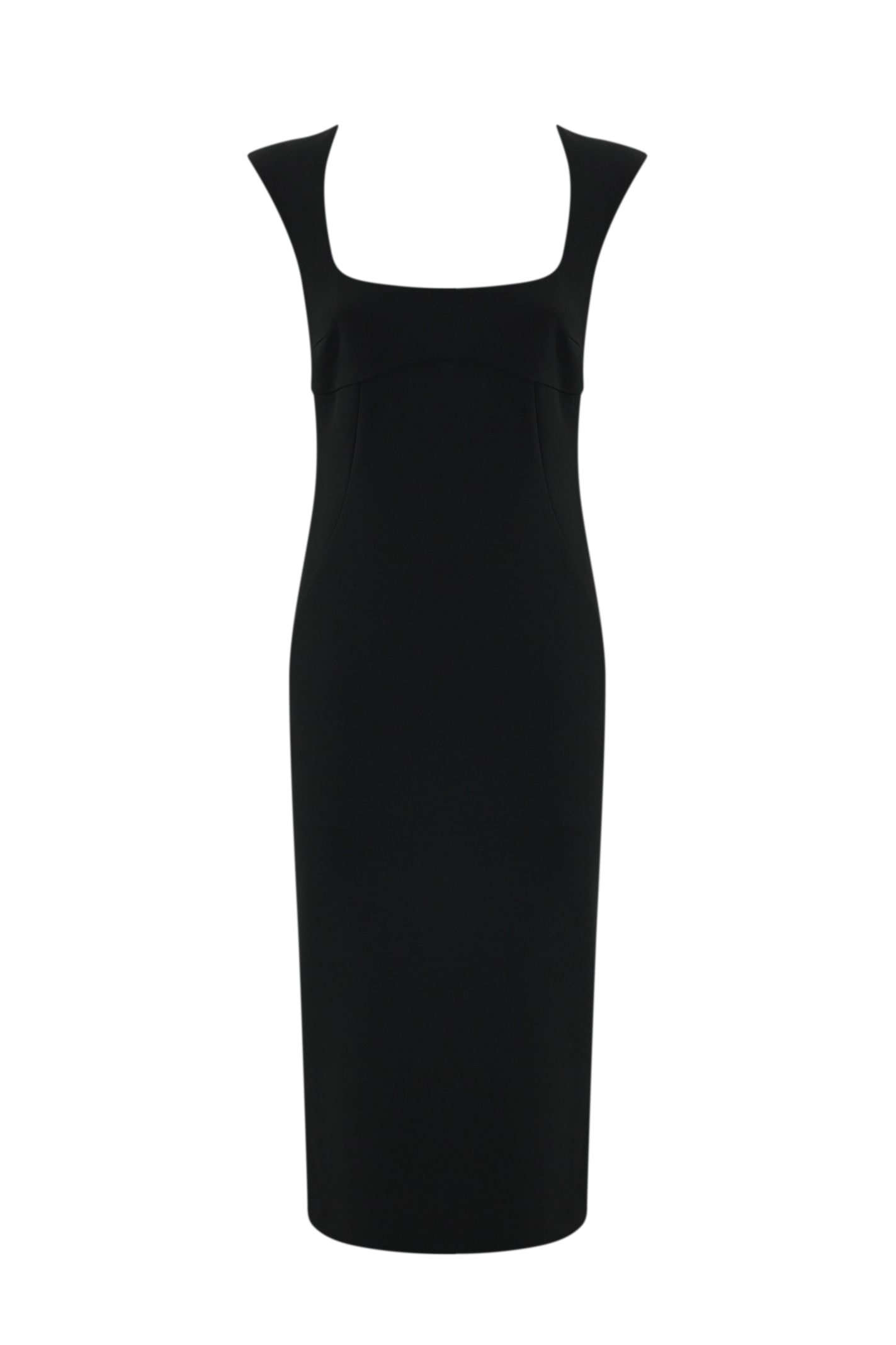 Shop Pinko Valensole Dress In Crepe With Zip In Nero