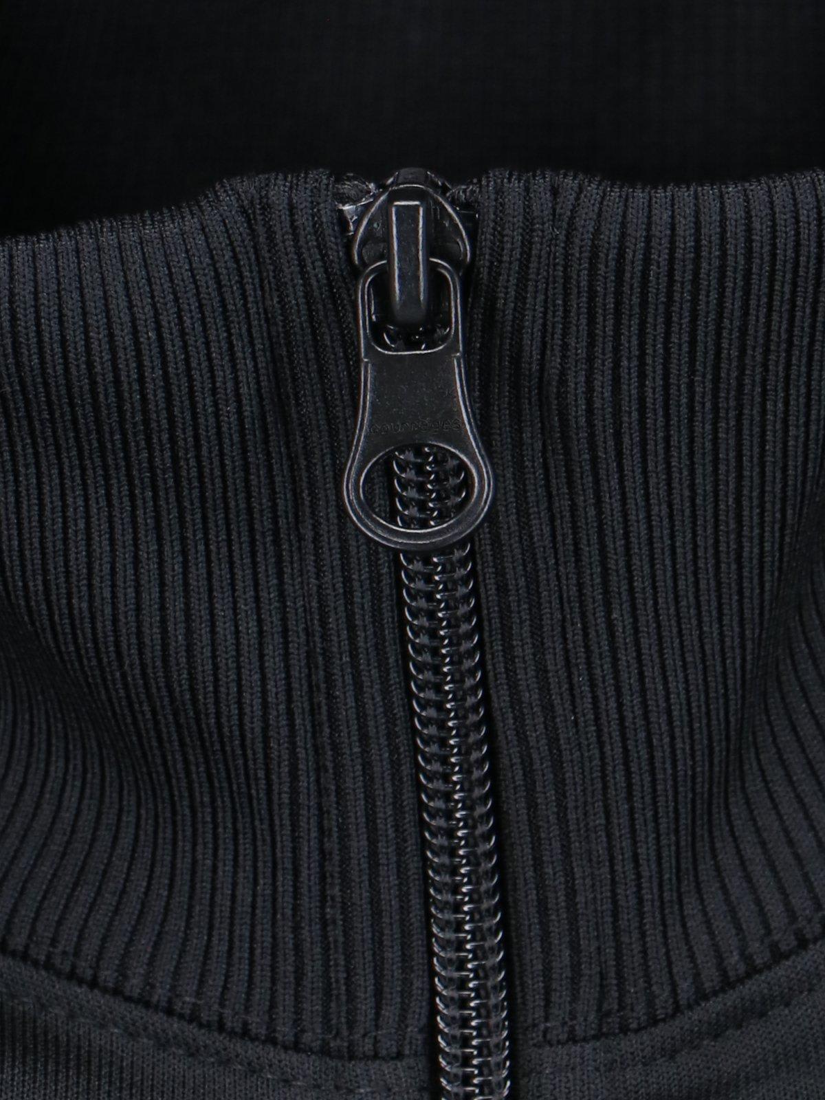 Shop Courrèges Interlock Tracksuit Jacket In Black