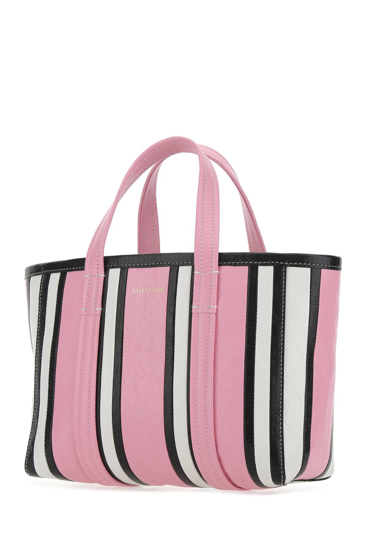 Balenciaga Multicolor Leather Small Barbes Shopping Bag In 5960