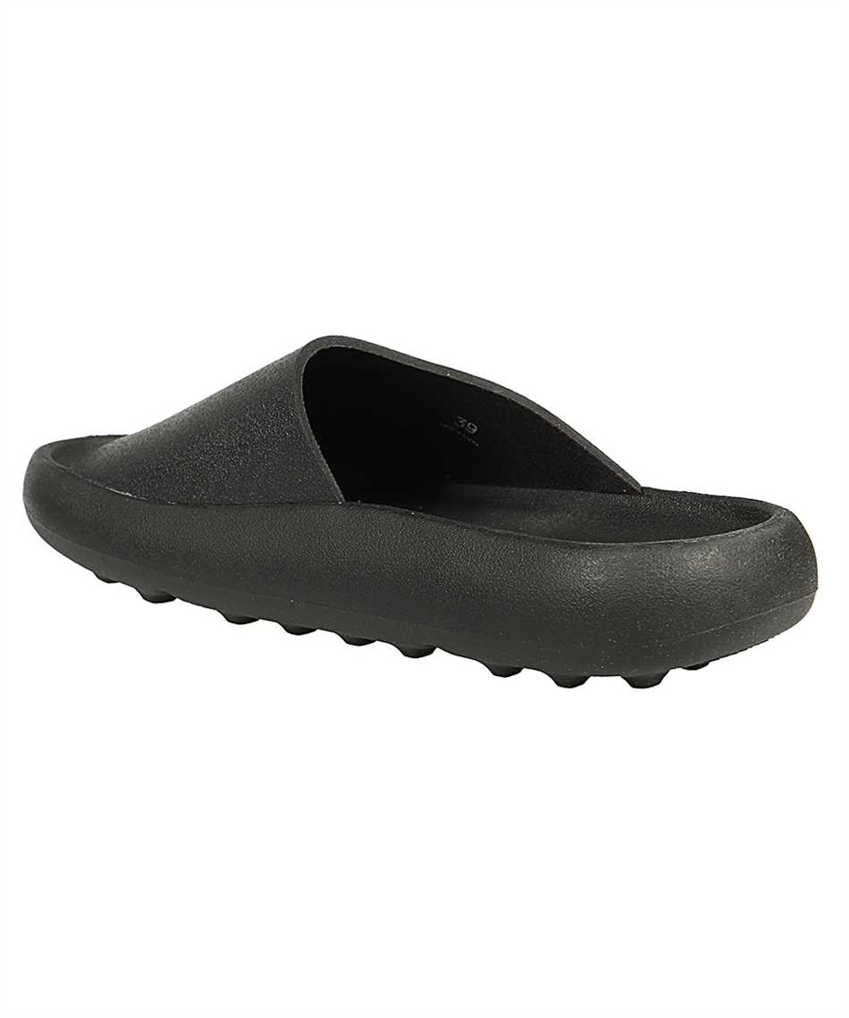 Ambush Round-toe Rubber Slides In Black