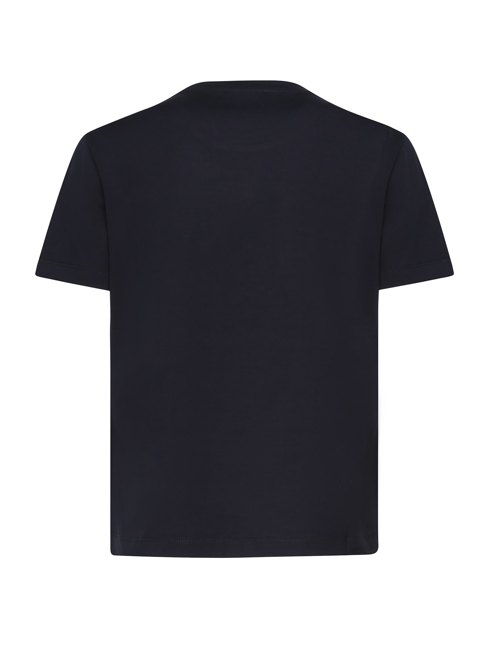 Dondup Cotton Crewneck T-shirt With Pocket