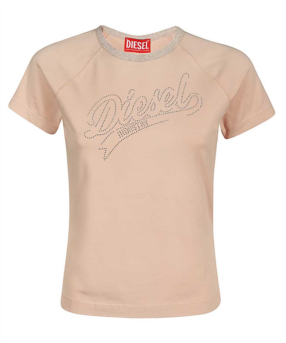 Diesel Cotton T-shirt In Pink