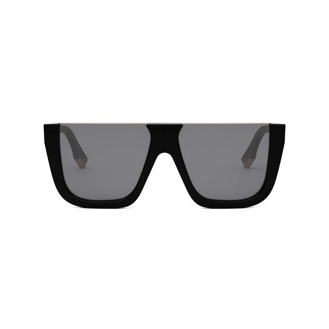 Shop Fendi Sunglasses In Nero/grigio