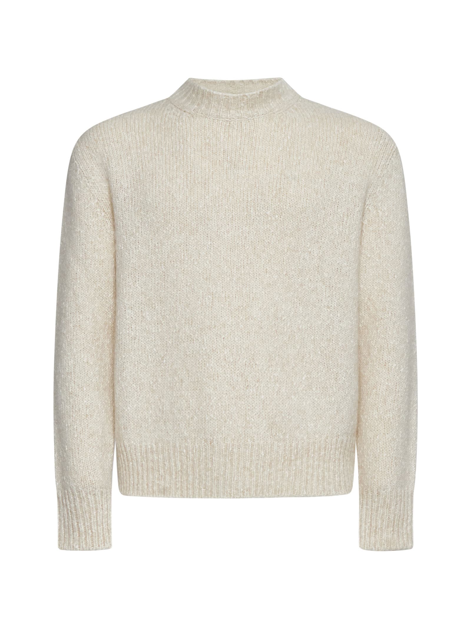 Shop Lardini Sweater In White