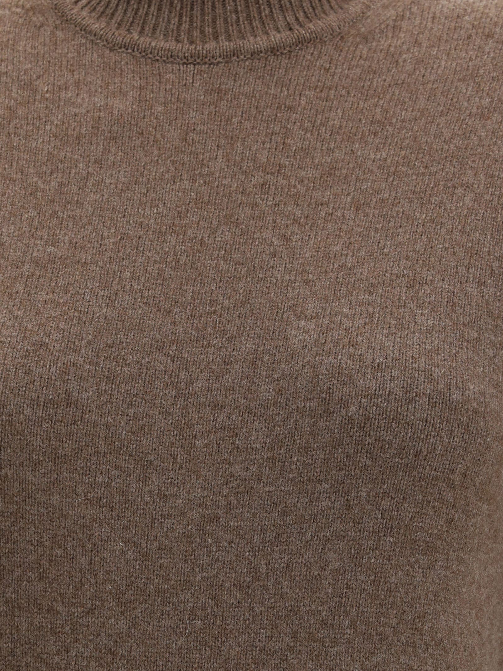 Jacquemus La Robe Maille Castagna In Brown