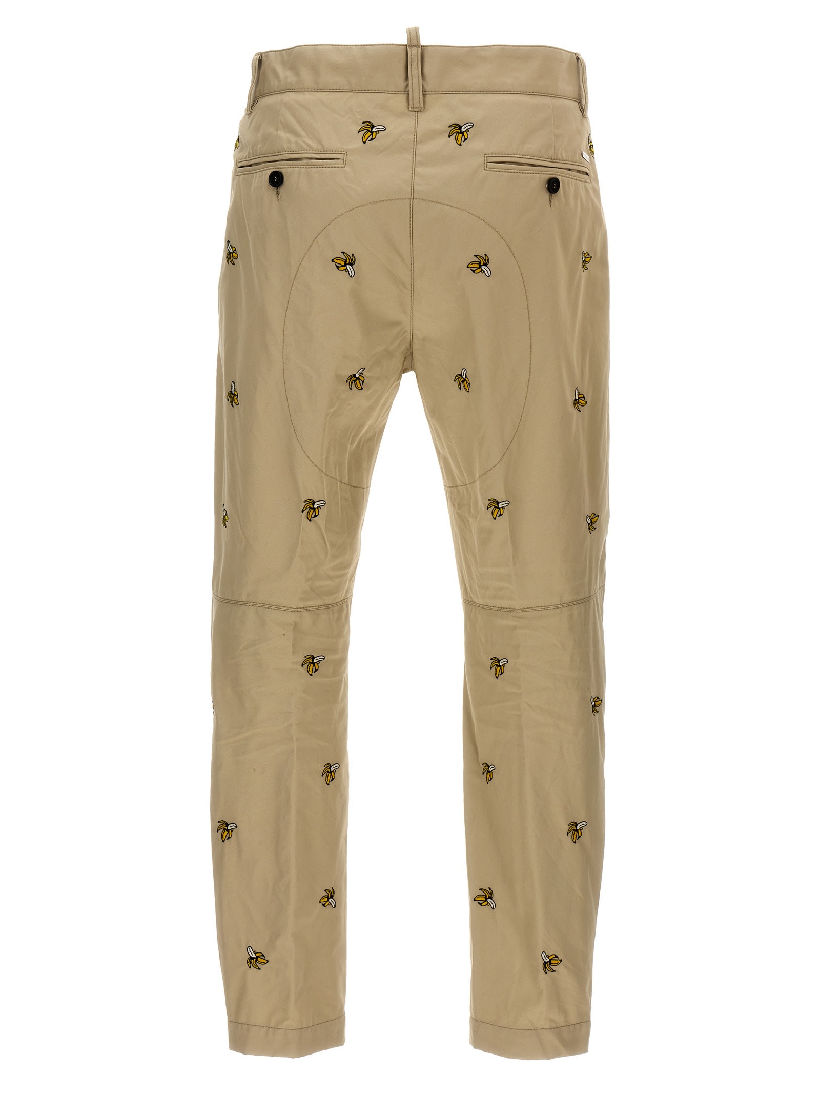 Shop Dsquared2 Sexy Chino Trousers In Beige