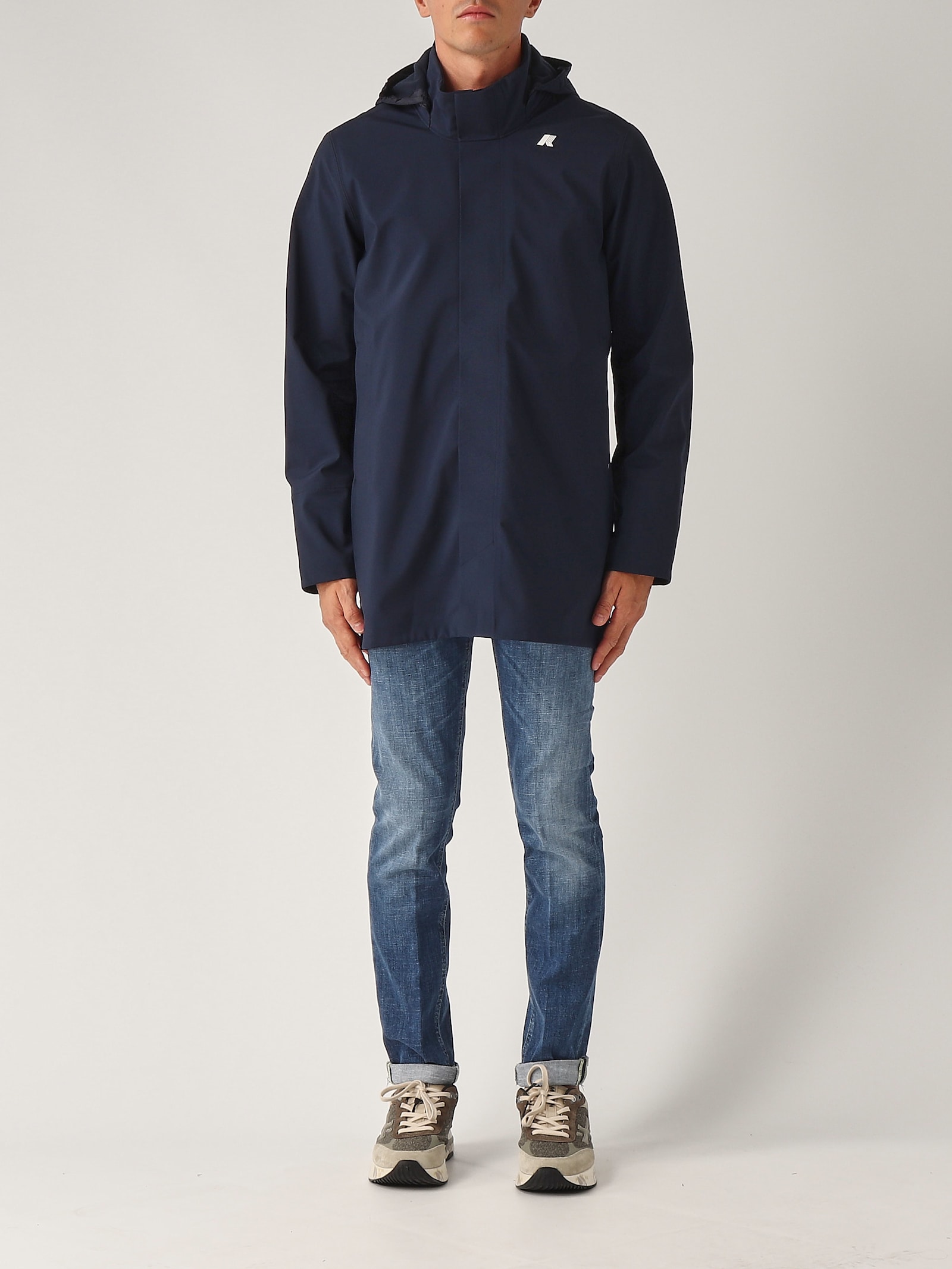 K-way Duke Bonded Jacket In Blue