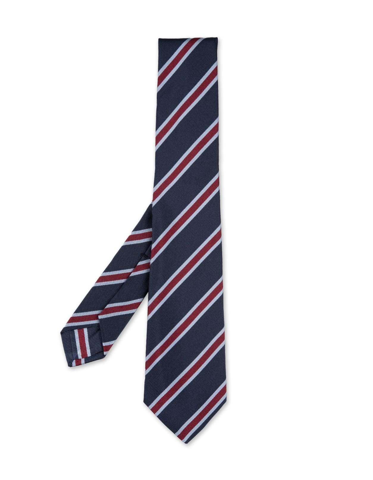 Blue Mogador Regimental Tie