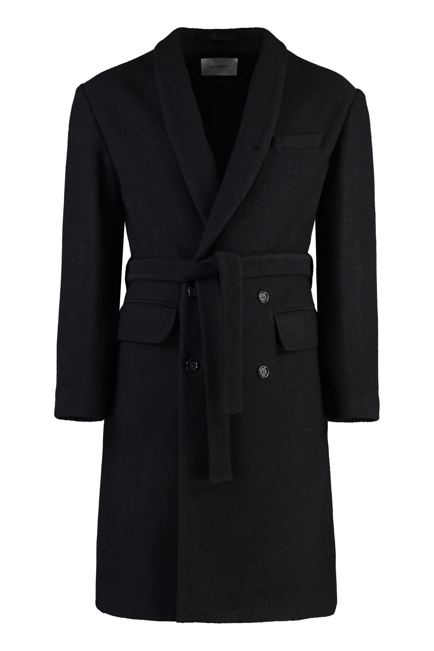 Double-breasted Virgin Wool Coat