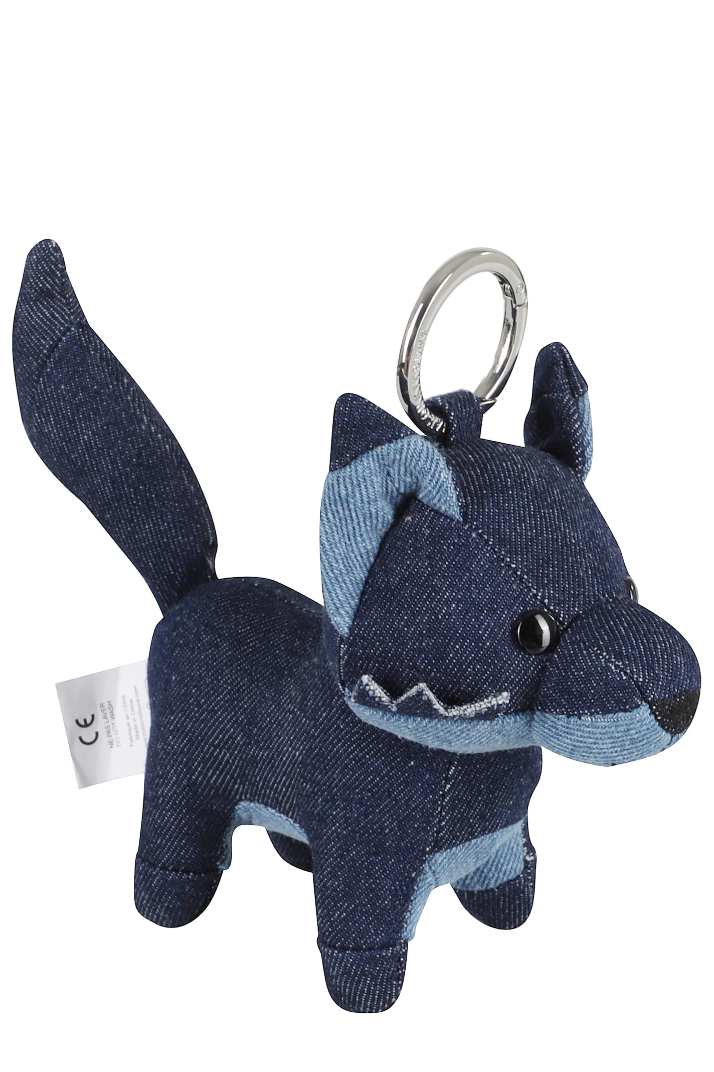 Maison Kitsuné Fox Bag Charm In Blue