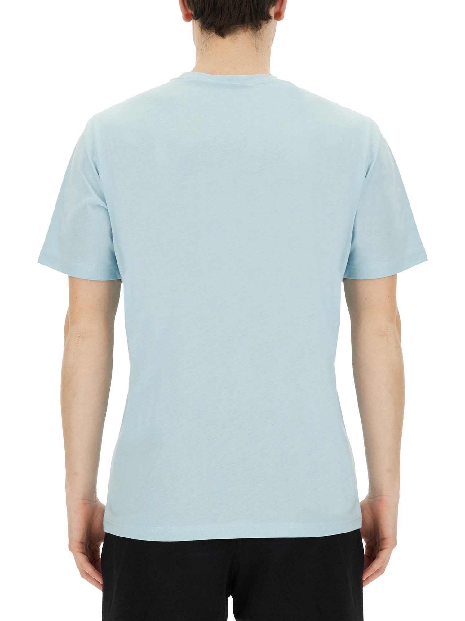 Shop Ps By Paul Smith Zebra T-shirt In Clear Blue