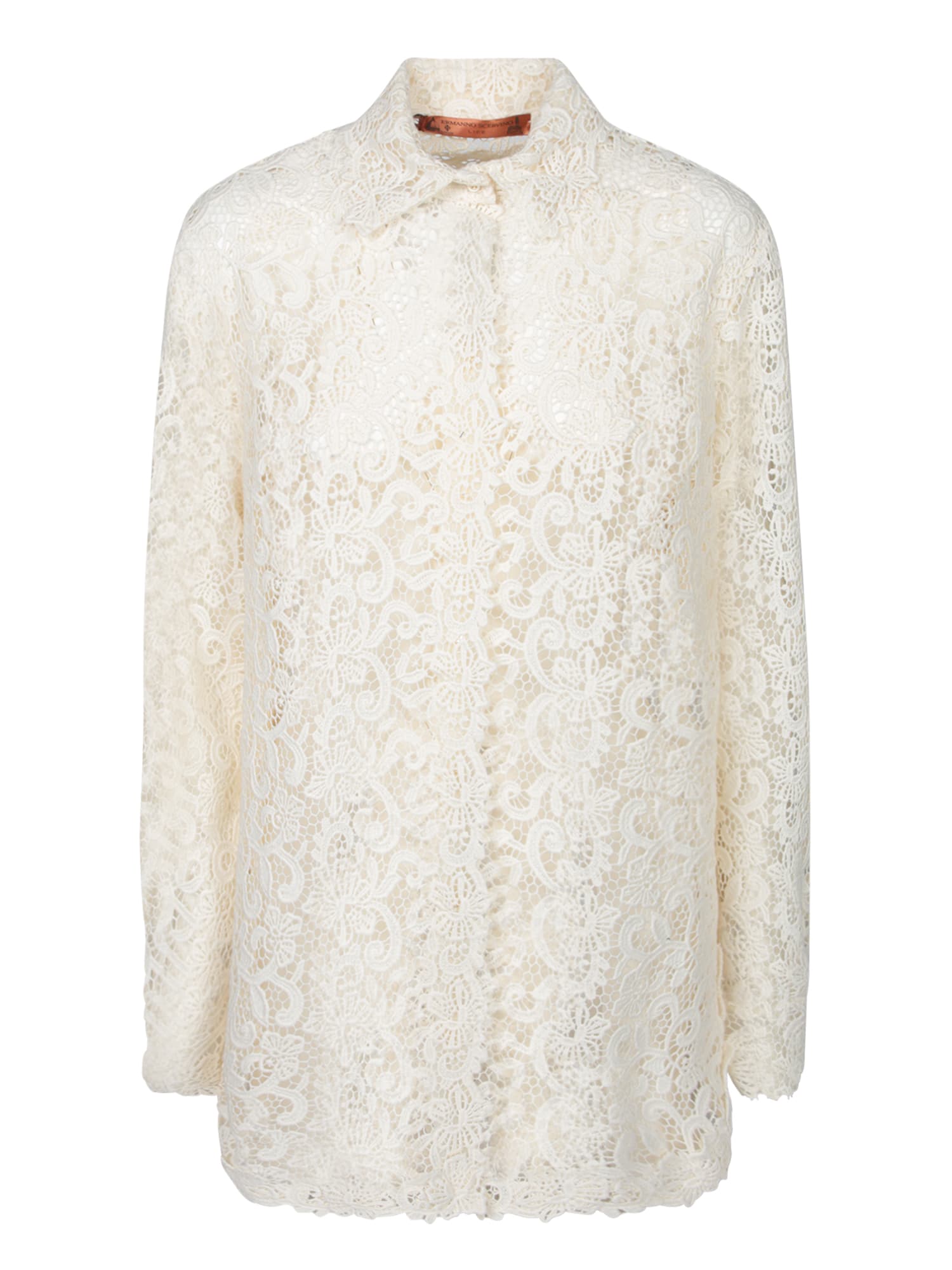White Macramã Shirt