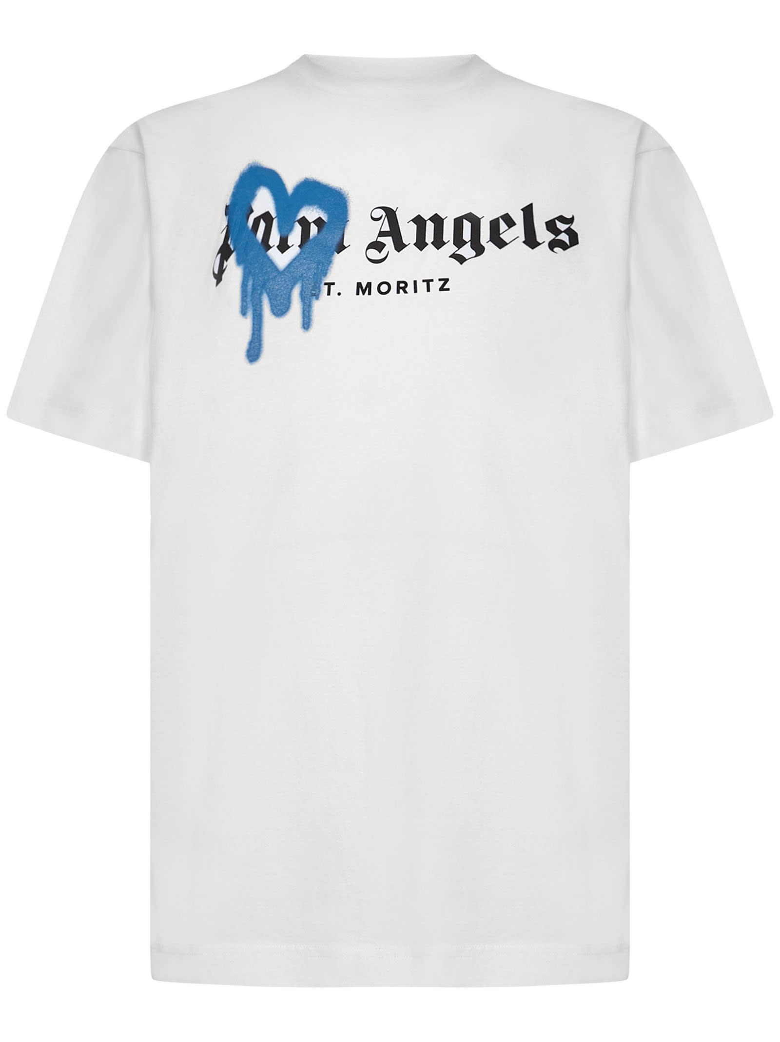 Palm Angels St. Moritz Heart Sprayed T-shirt