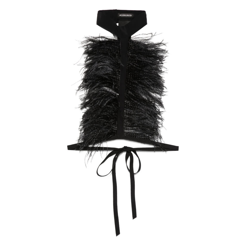 Ann Demeulemeester Detailed Laces In Black