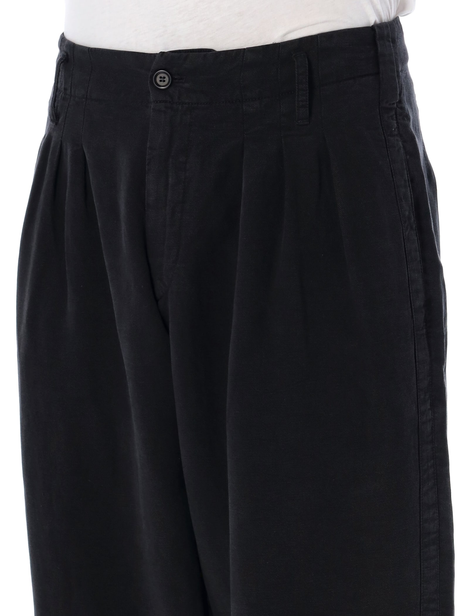 Shop Ymc You Must Create Creole Peg Trousers In Black
