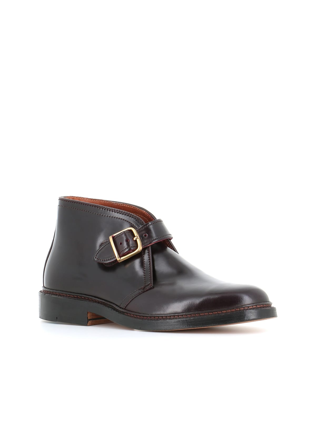 Shop Alden Shoe Company Ankle Boot N6704 In Mahogany