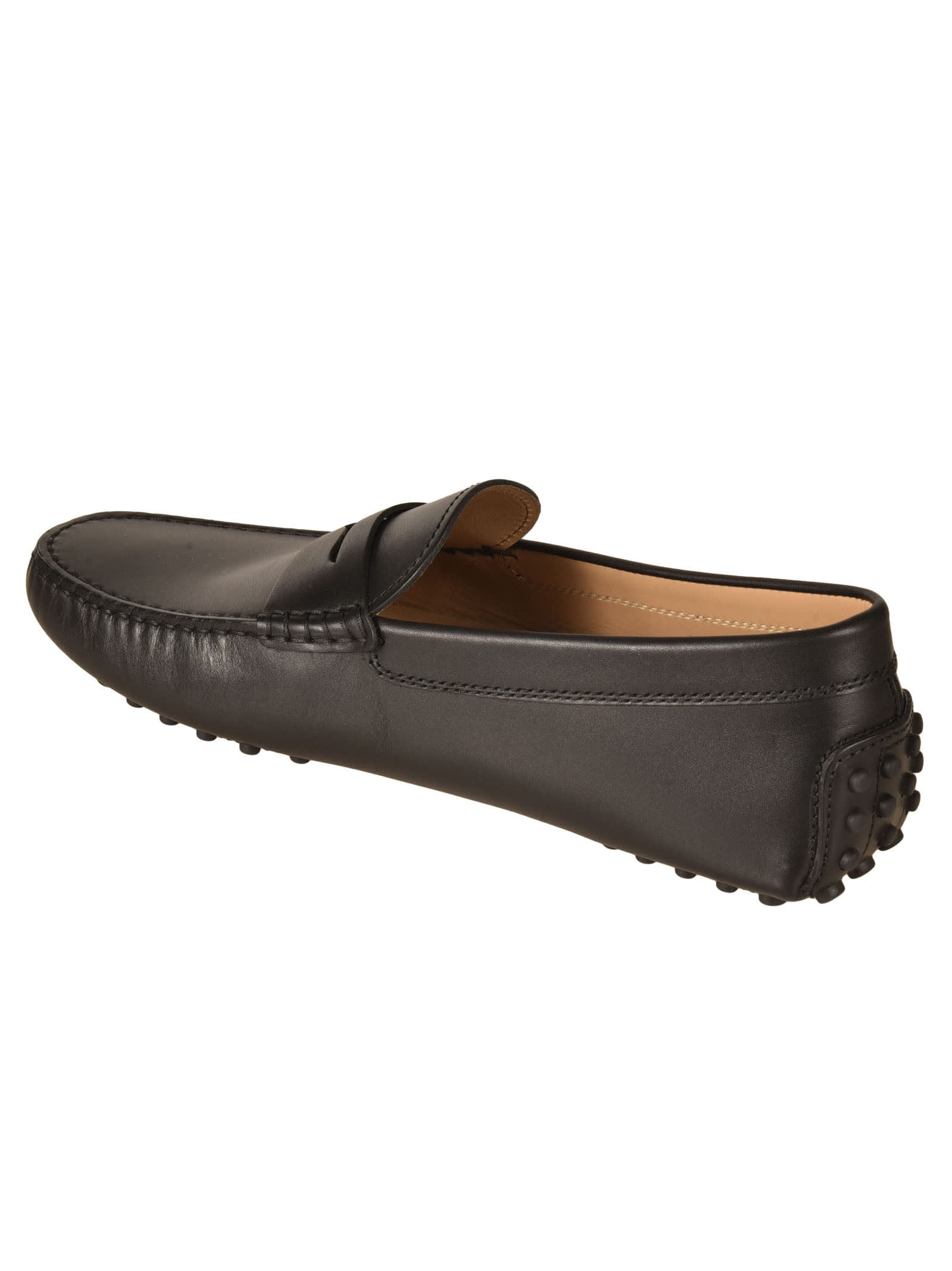 Shop Tod's Gommino 64c Loafers In Black