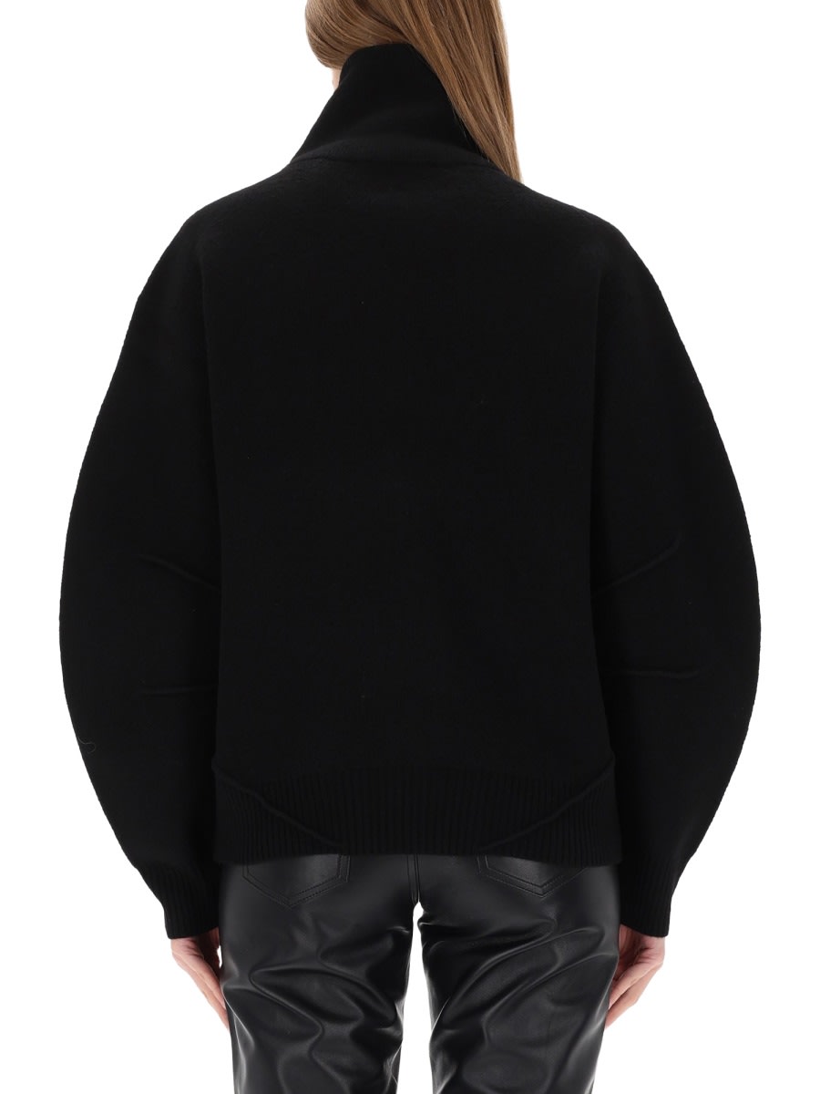 Helmut Lang Brunello Cucinelli Cashmere Sweatshirt-style Cardigan In Black