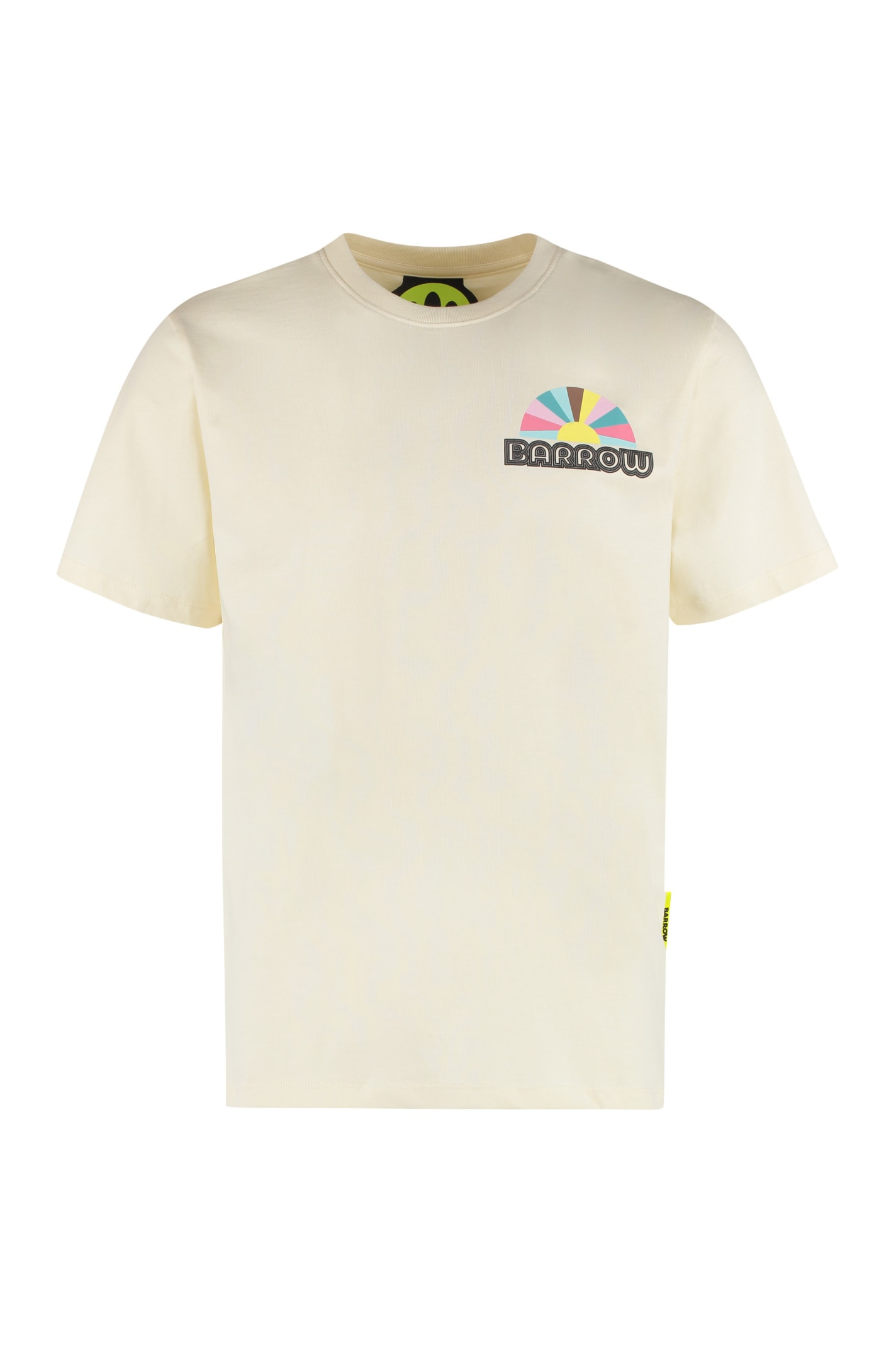 Shop Barrow Printed Cotton T-shirt