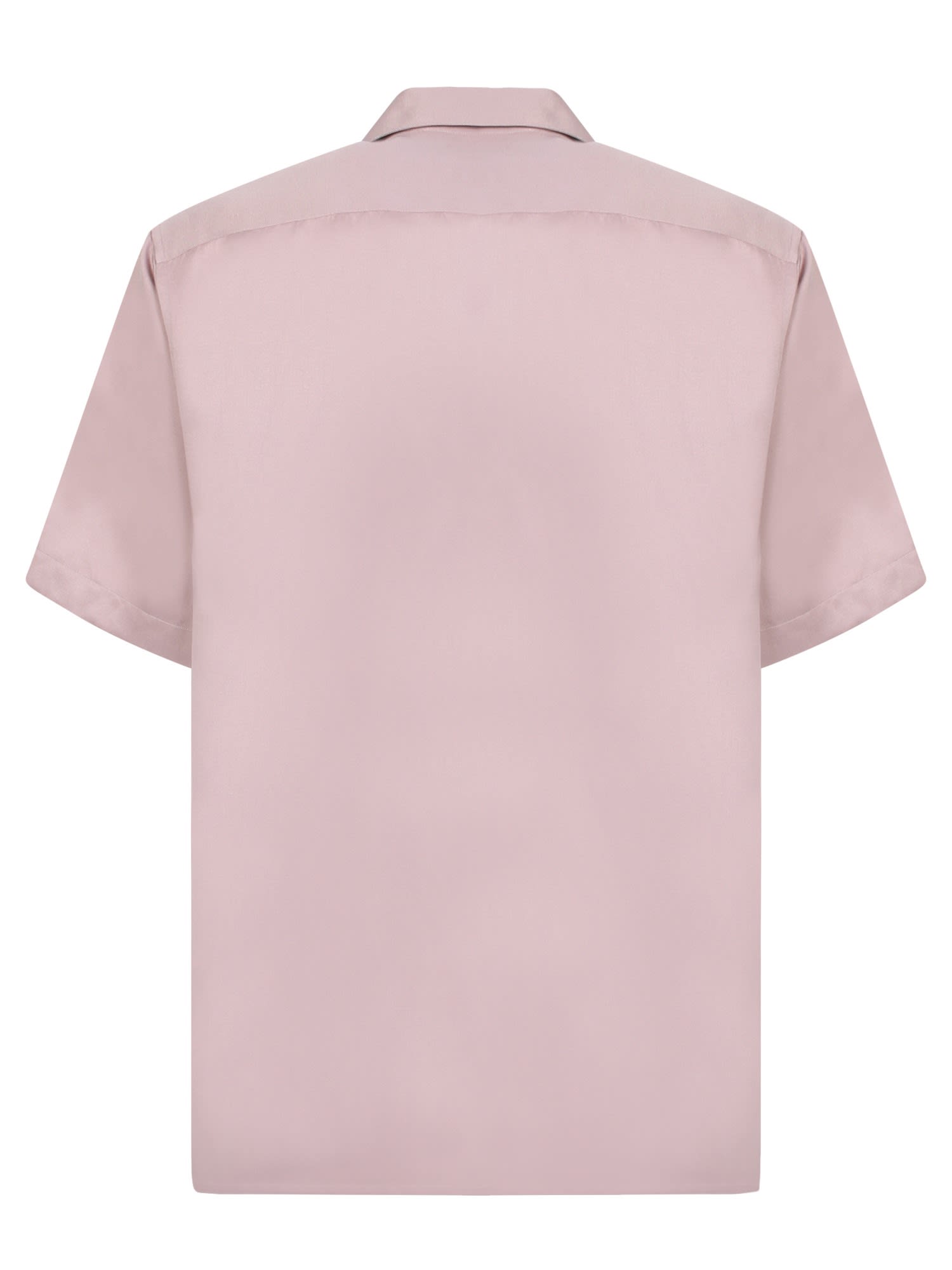 Shop Brioni Short Sleeved Shirt In Pink