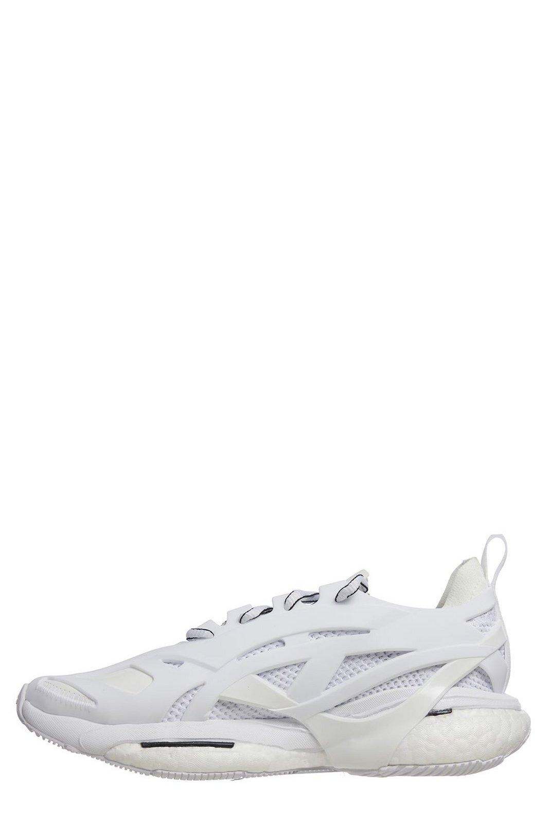 Adidas By Stella Mccartney Asmc Solarglide Cutout Runner Sneakers In White