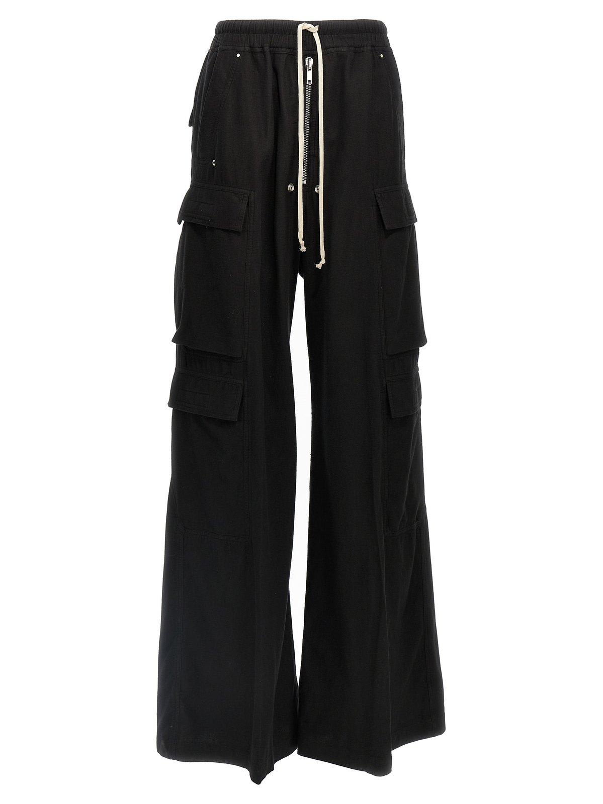 Shop Drkshdw Double Cargo Jumbo Belas Pants In Black