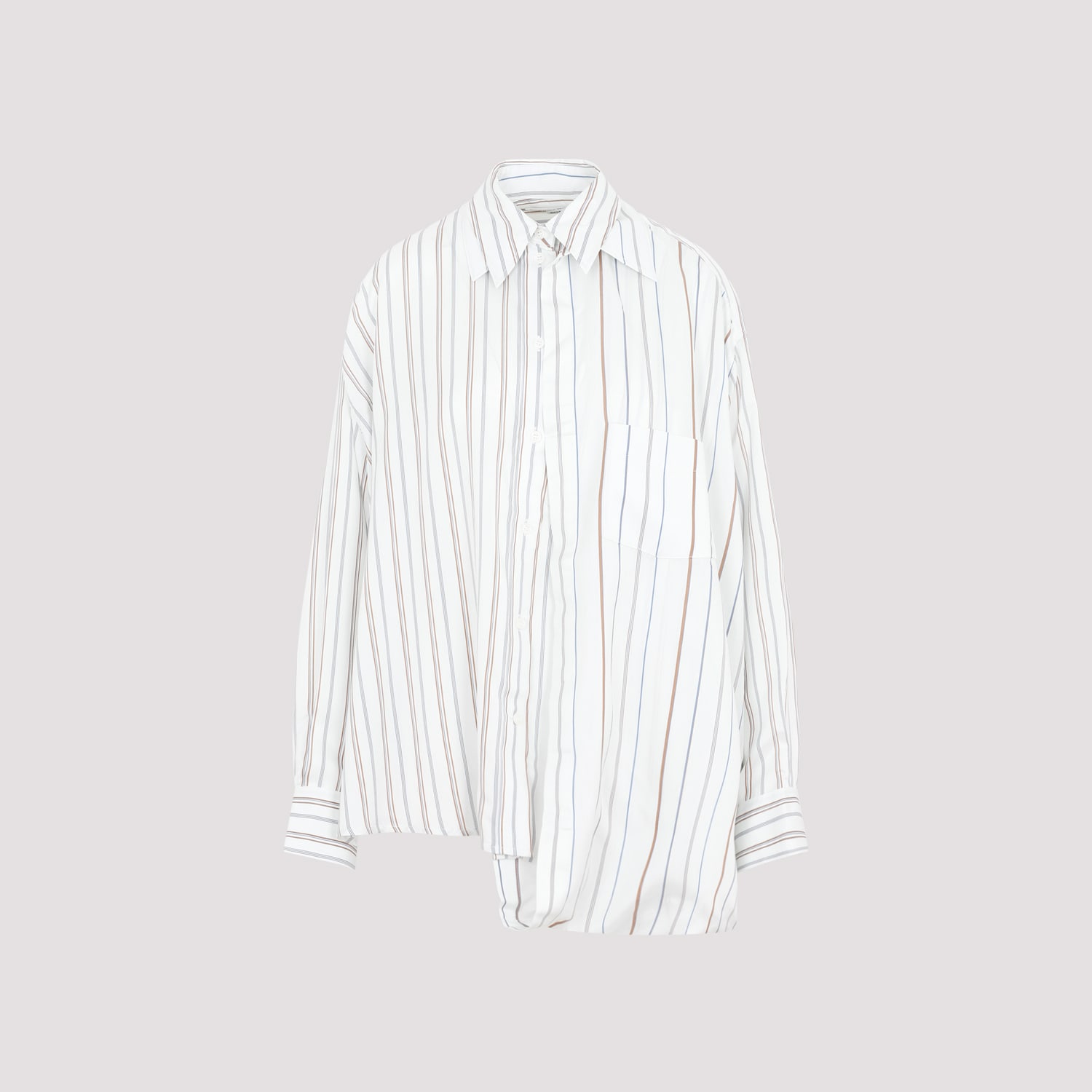 Shop Victoria Beckham Double Layer Blouse In Peppermint