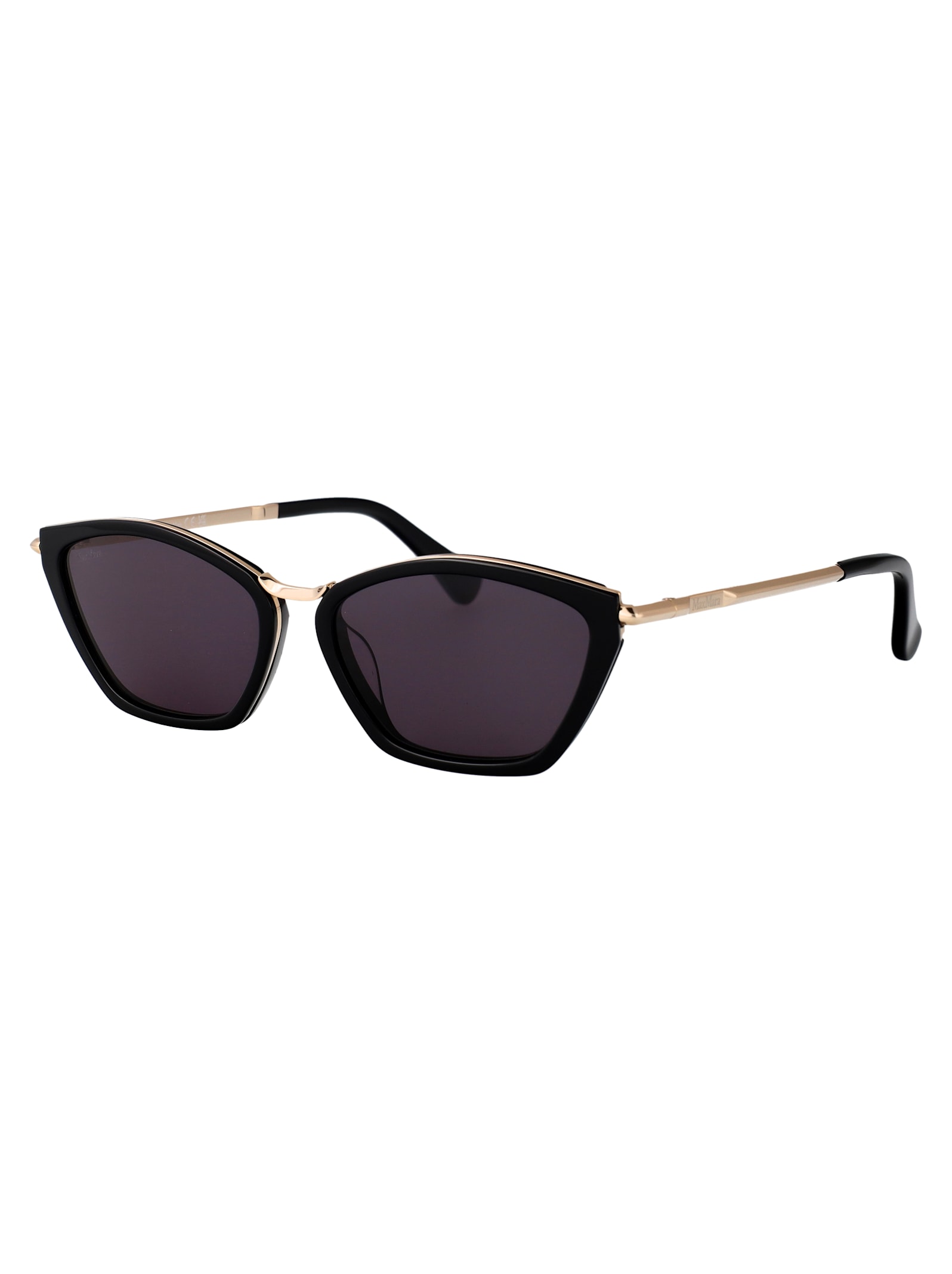 Max Mara Miller7 Sunglasses In Burgundy