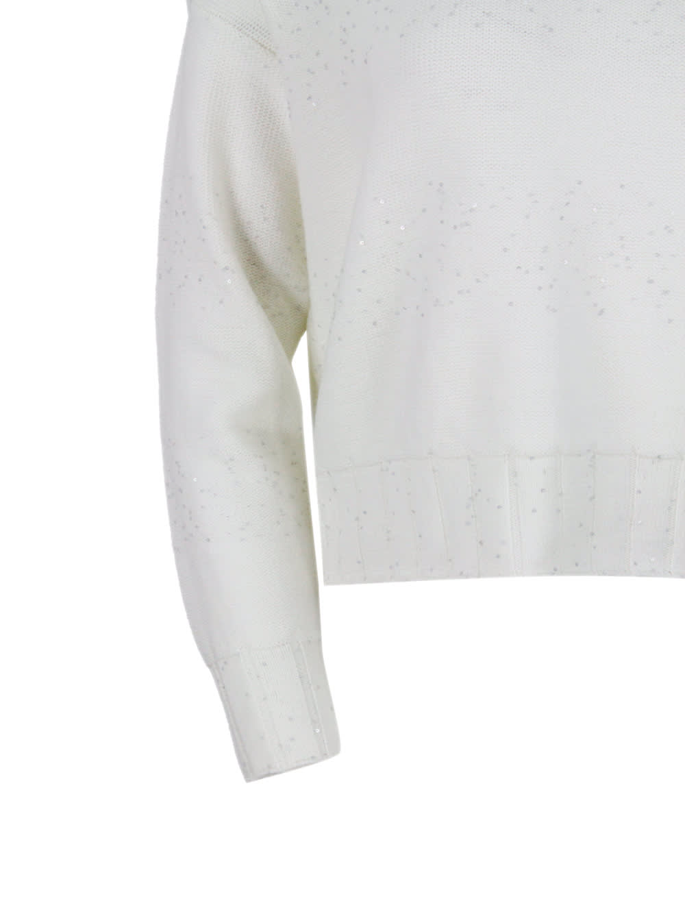 Shop Lorena Antoniazzi Sweater In White