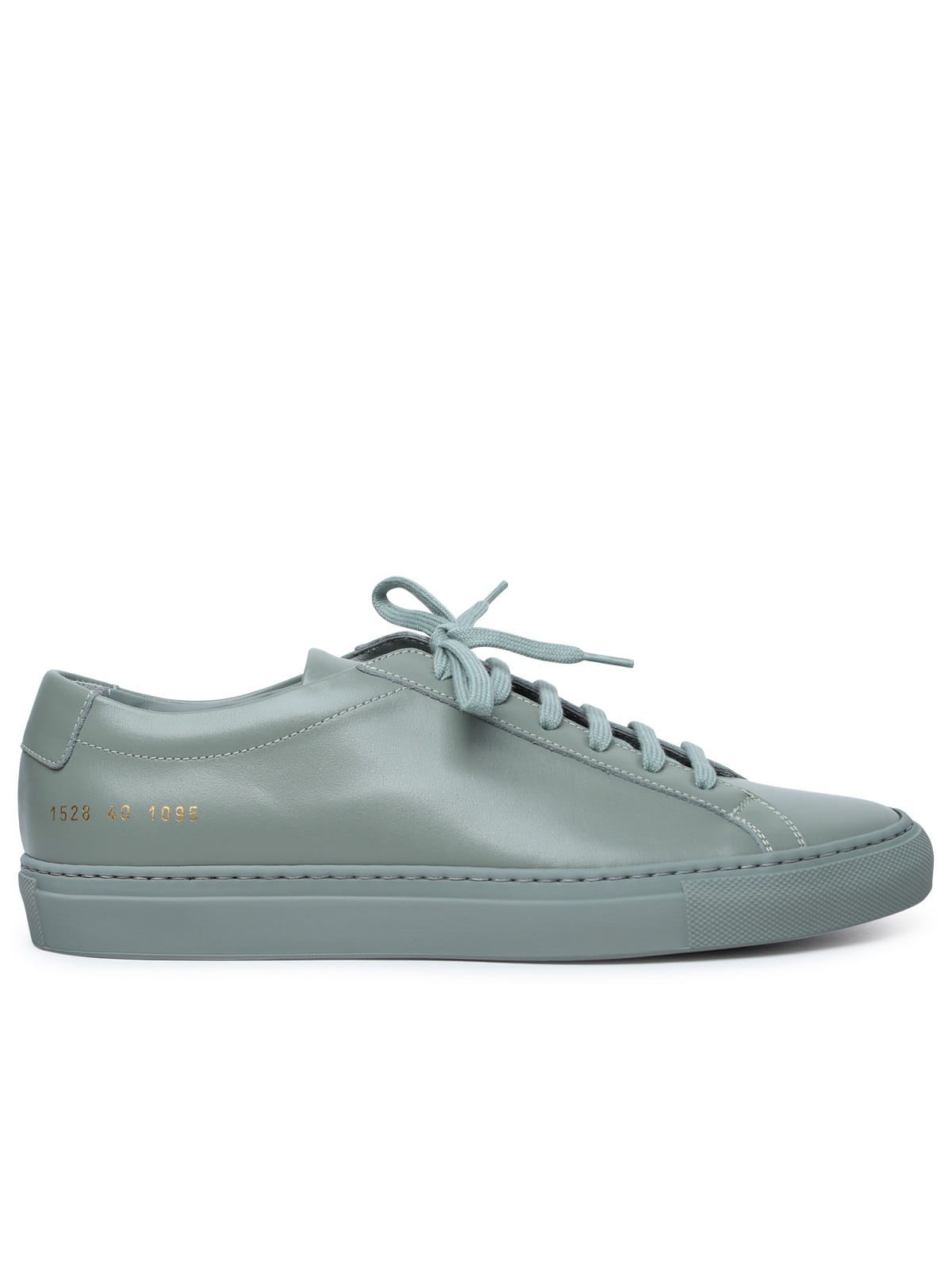 Shop Common Projects Original Achilles Vintage Green Leather Sneakers
