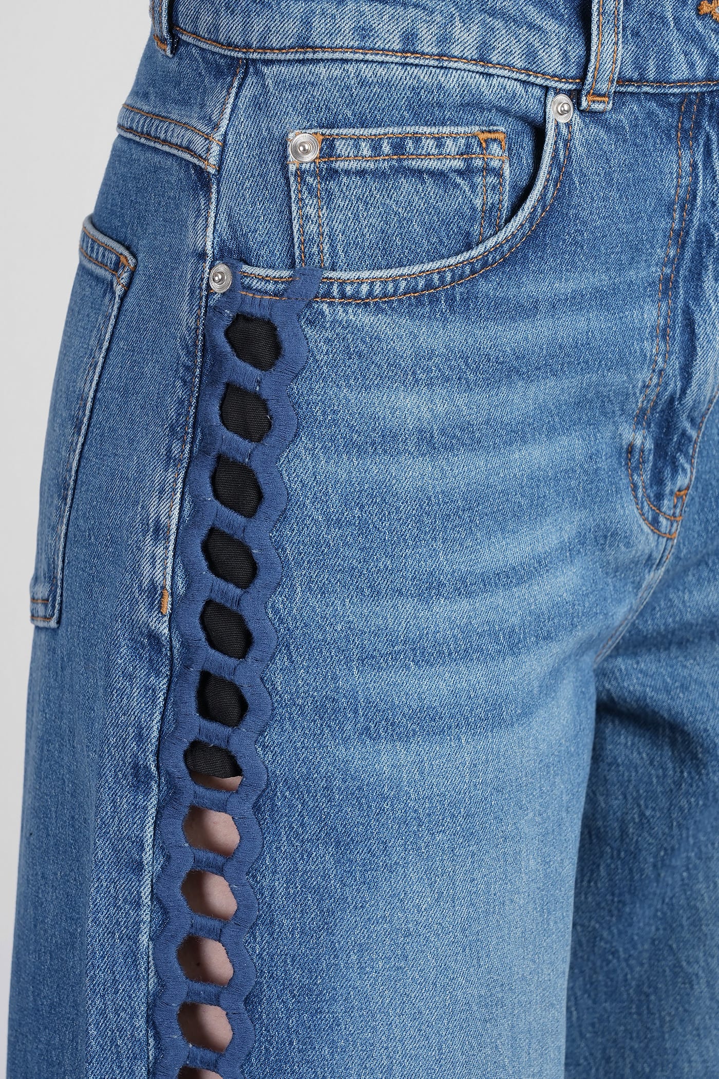 Iro Gotz2 Jeans In Blue Cotton