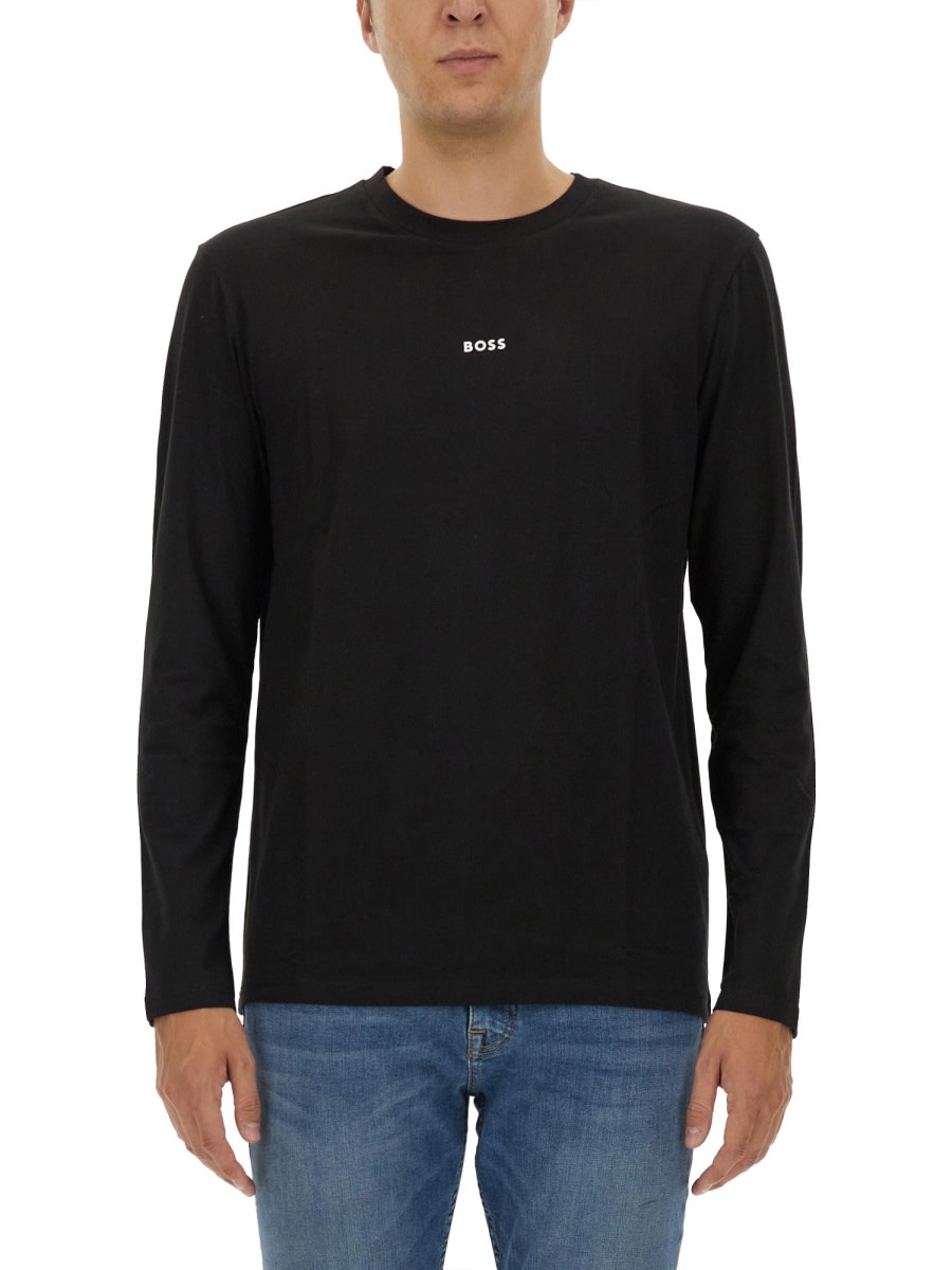 Hugo Boss Boss Tshirt Tchark In Black