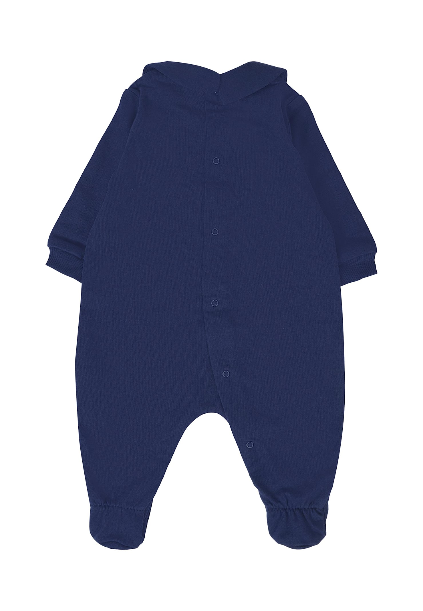 Moschino Blue Baby Set For Baby Boy With Teddy Bear In Blue