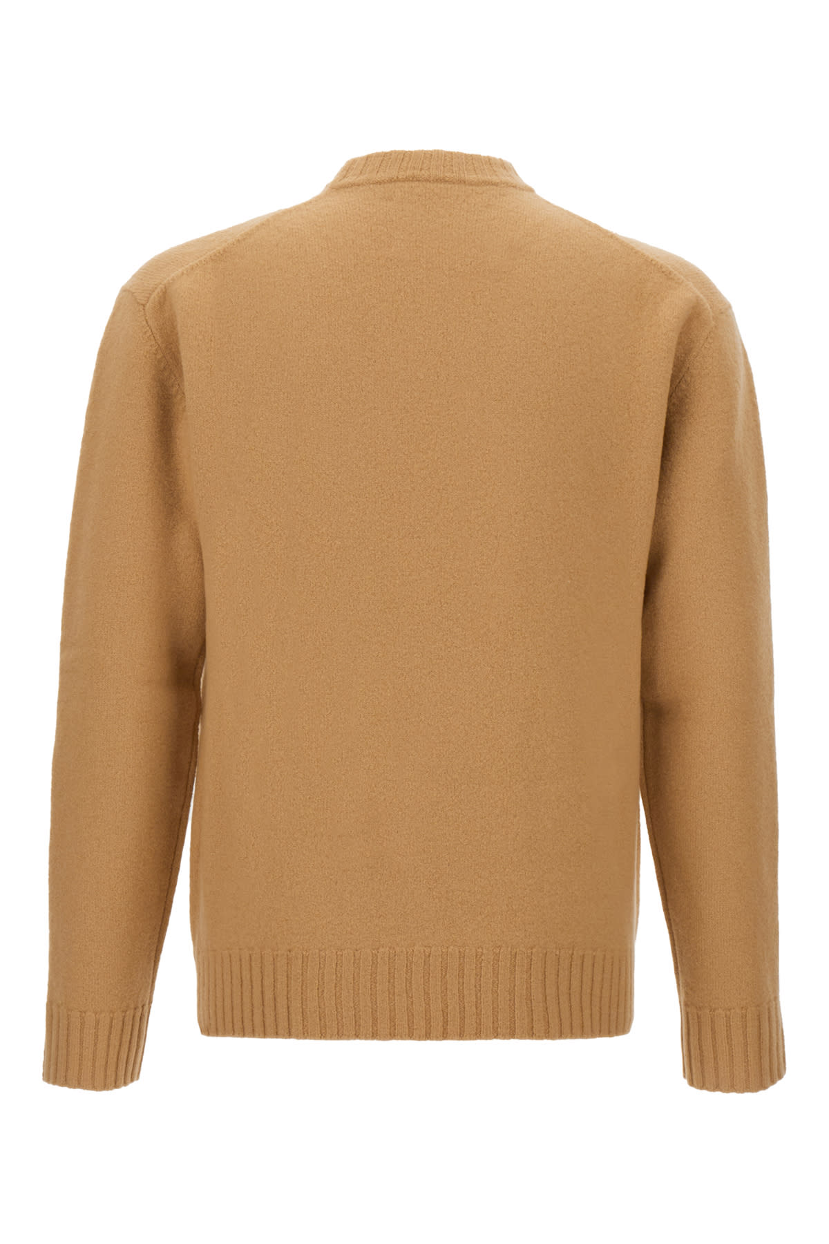 Shop Jil Sander Camel Wool Sweater In 226