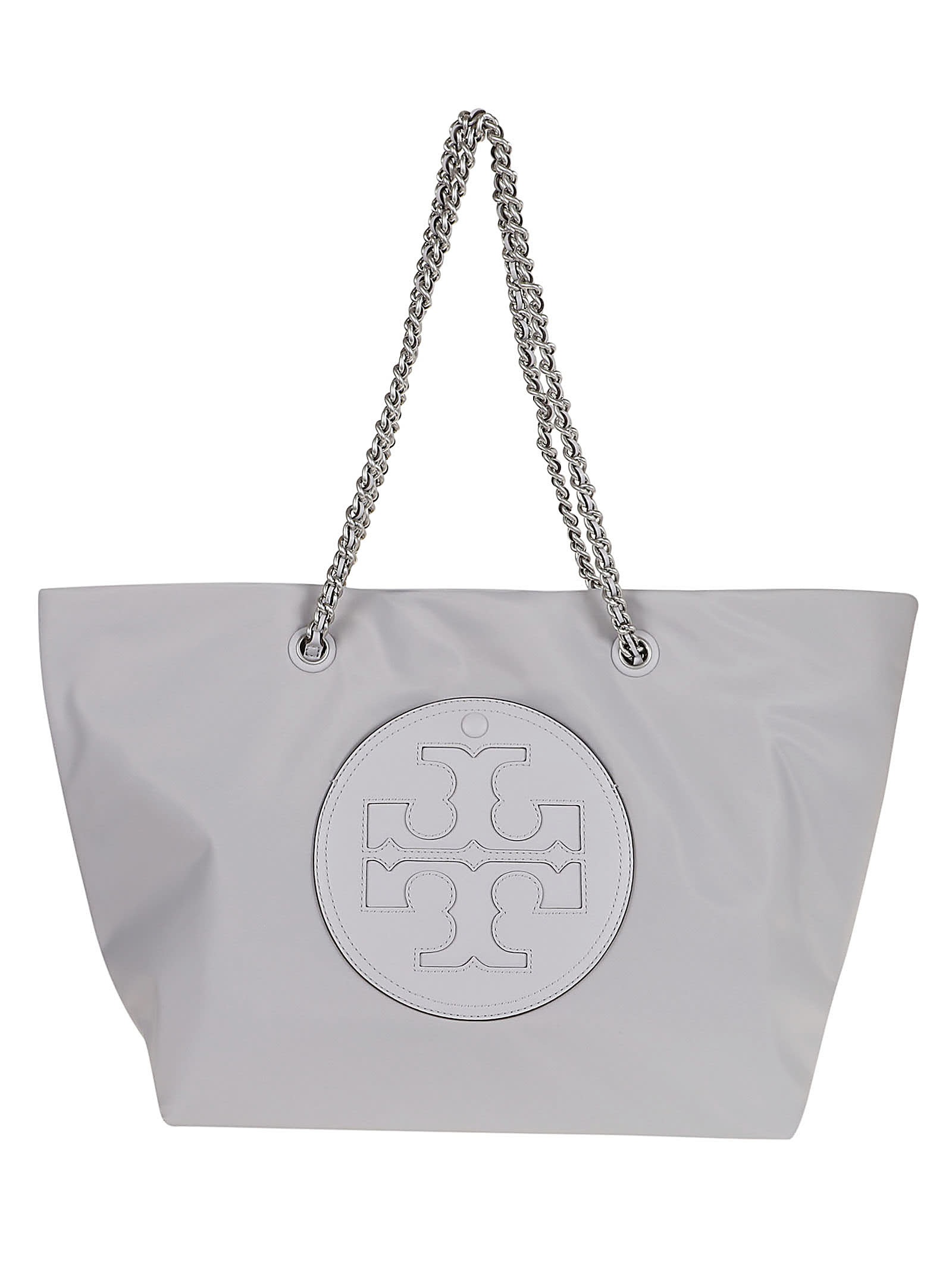 Shop Tory Burch Ella Chain Tote In Bay Gray